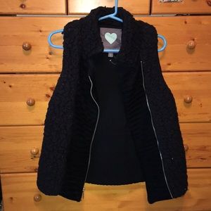 Kendall and Kylie fuzzy vest